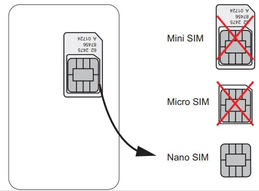 Fysic F25 Flip Mobile Phone - Choose the Nano SIM size