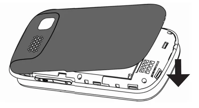Fysic F25 Flip Mobile Phone - Put back the back cover