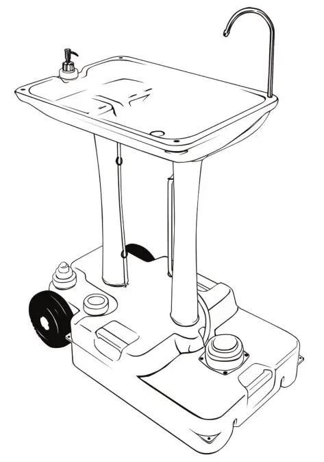 HIKE CREW HCCHH7702 XL Portable Outdoor Sink