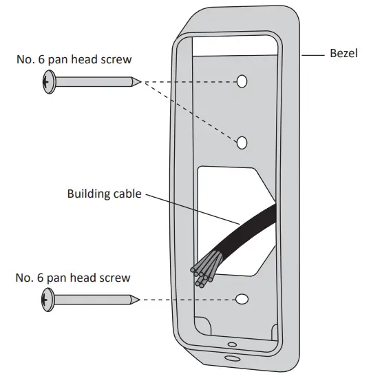 GALLAGHER T15 Access Control Reader - clip into the bezel