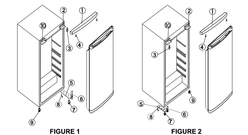 Haier HFZ-238S 245L Upright Vertical Freezer- Fig