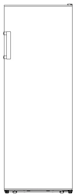 Haier HFZ-238S 245L Upright Vertical Freezer