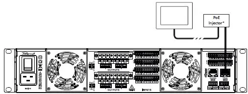 Powersoft WM Touch PoE fed Wall-Mounted Touch Screen 3