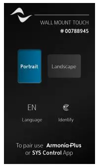 Powersoft WM Touch PoE fed Wall-Mounted Touch Screen 7