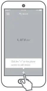 Open LIFAair APP