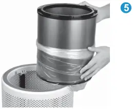 Remove the protective bag on the carbon barrel