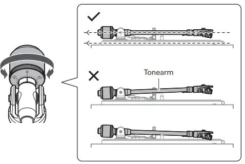 audio technica AT LP3XBT Automatic Wireless Turntable - headshell
