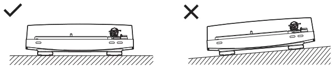 audio technica AT LP3XBT Automatic Wireless Turntable - level