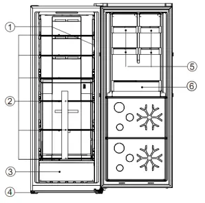 FORTE -F14ARESWW- Refrigerator -fig 1