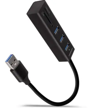 AXAGON-HMA-CR3A Superspeed USB-A Hub-with-3-USB-and-Card