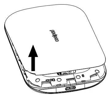 Remove the battery cover