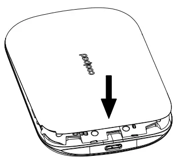 Attach the battery cover