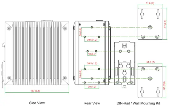 Mounting Dimensions