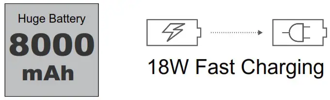 OUKITEL WP10 Smartphone - Battery