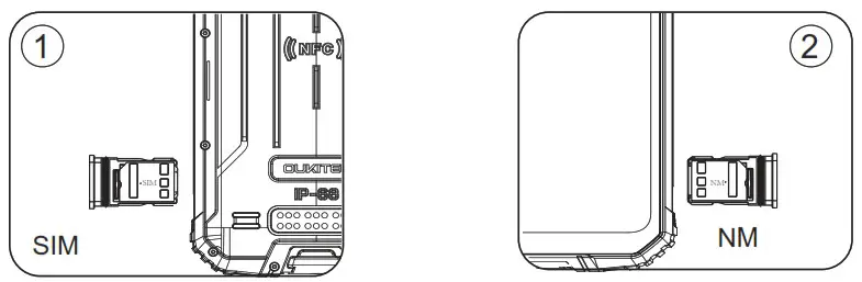 OUKITEL WP10 Smartphone - How to insert the card 1