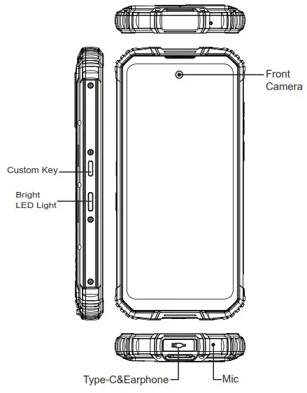 OUKITEL WP10 Smartphone - overview 1