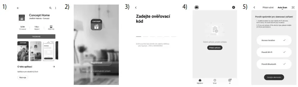 concept OV2016 Perfect Air Smart Air Dehumidifier - DOWNLOADING THE APPLICATION AND PAIRING WITH THE DEVICE