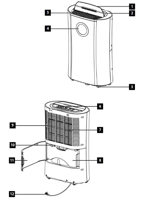 concept OV2016 Perfect Air Smart Air Dehumidifier - PRODUCT DESCRIPTION 1