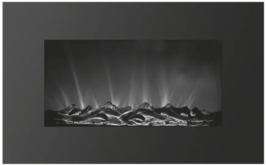 bewello BW2023 Electric Wall Fireplace Heater LED