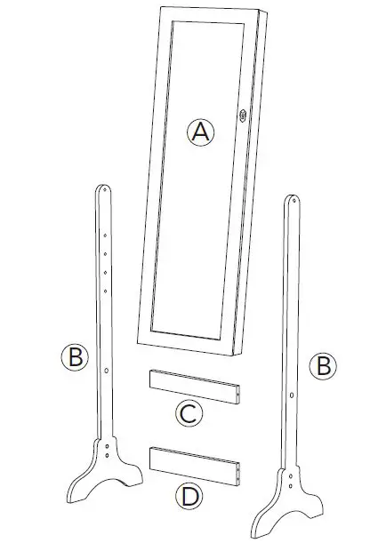 COSTWAY-JV10077-Jewelry-Cabine-5