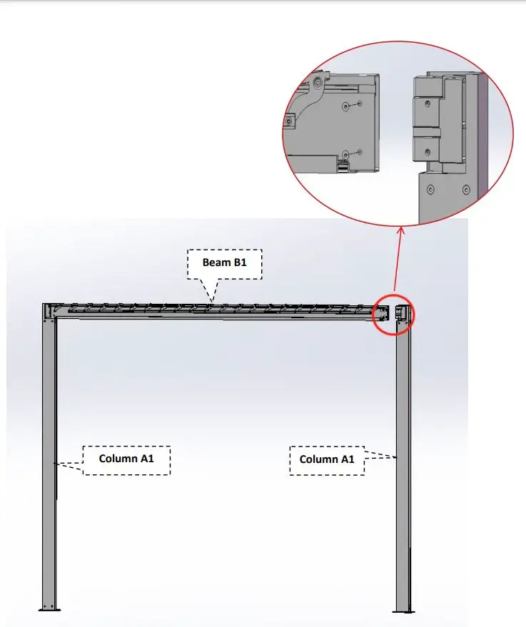 DANCOVER Gazebo San Pablo 3x5-8m and 4x5-8m-Fig10