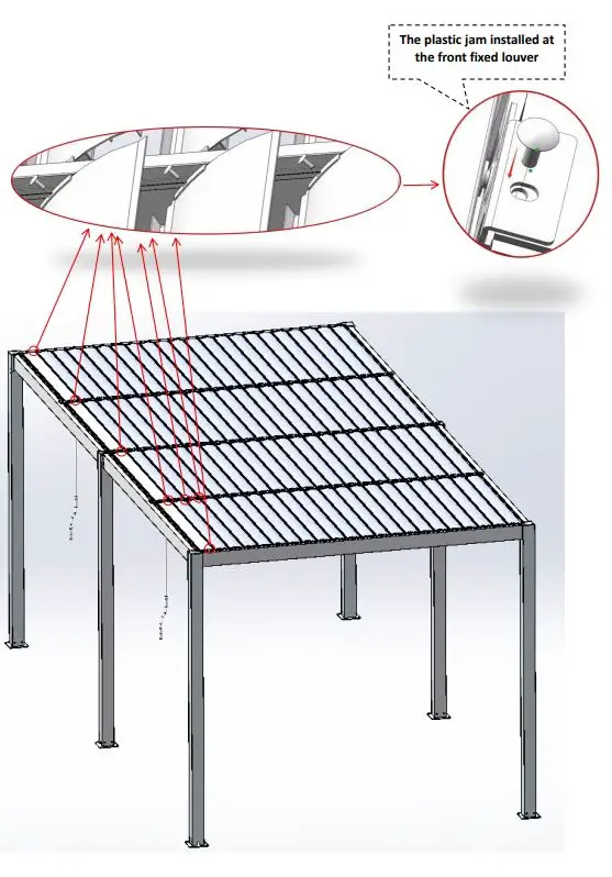 DANCOVER Gazebo San Pablo 3x5-8m and 4x5-8m-Fig22