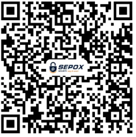 Toking Intelligent Products YDPL 0158 1 Intelligent Combination Lock - qr code