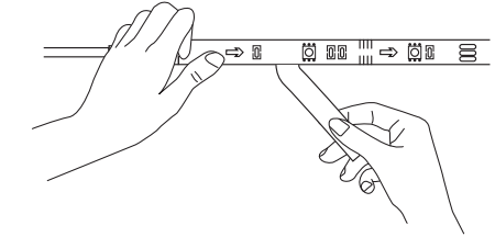 Govee H617E RGBIC LED Strip Lights - over it firmly