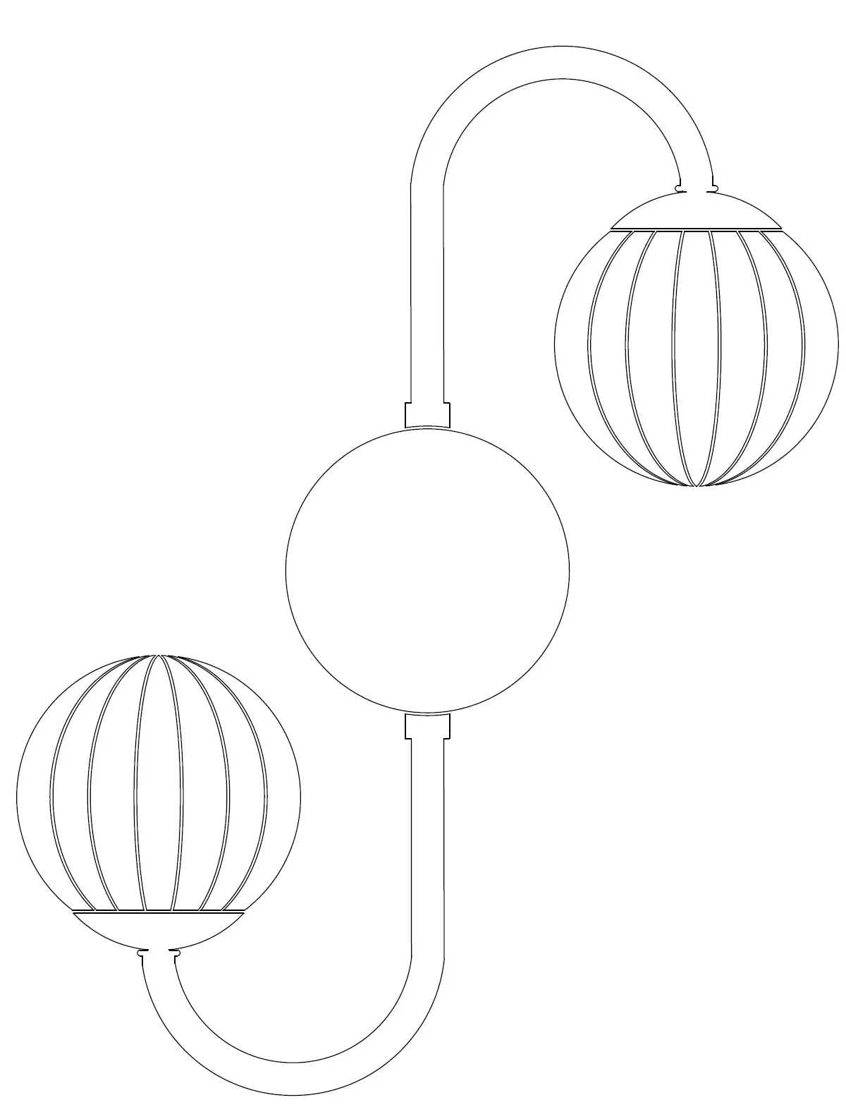 Johan Lewis Balance 2Lt Wall Light - light