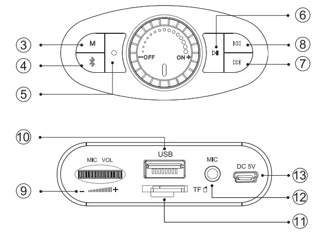 ZOWEETEK ZW H6 Bluetooth Wireless Voice Amplifier - Function 3