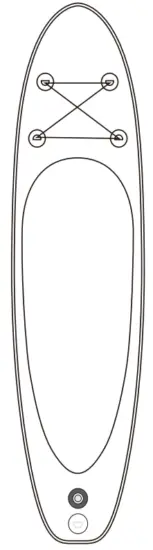 COSTWAY SP37089 11 Inch Inflatable Stand up Paddle Board Set SUP Surfboard -