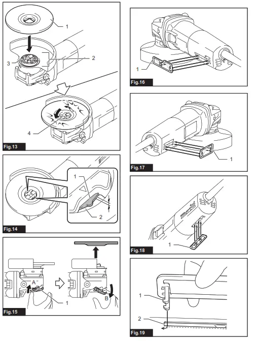 makita GA5080R Angle Grinder - FIG 2