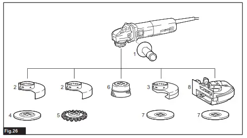 makita GA5080R Angle Grinder - FIG 4