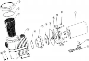 FX PRO II NE4517,NE4518,NE4519,NE4520,NE4521,NE4522 PUMP SERIES PARTS BREAKDOWN