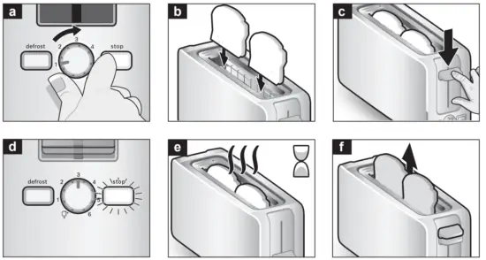 BOSCH TAT6A ComfortLine Compact Toaster Machine - fig 4