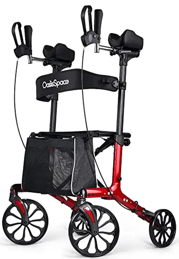 OasisSpace OS 9223L Upright Rollator Walker-