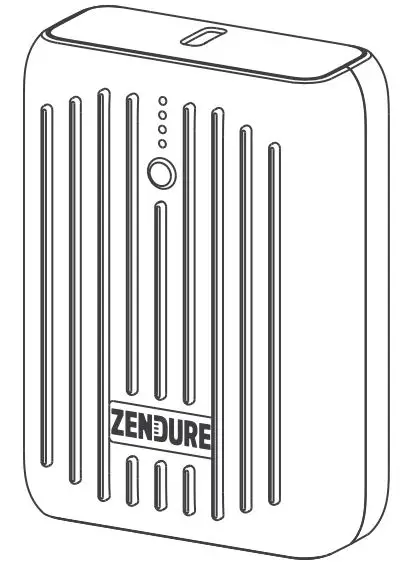 ZENDURE-850015412080-SuperMini-Lightning-External-Battery-and-Lighting-and-USB-C-Connector-FIG-1