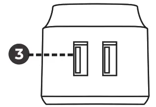 ororo 5V6A Dual USB Charger - USB