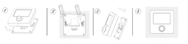 BVF 24-F RF Room Thermostat FIG 2