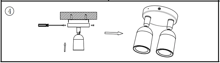 vtech Surface Spotlight Fitting INSTALLATION 2