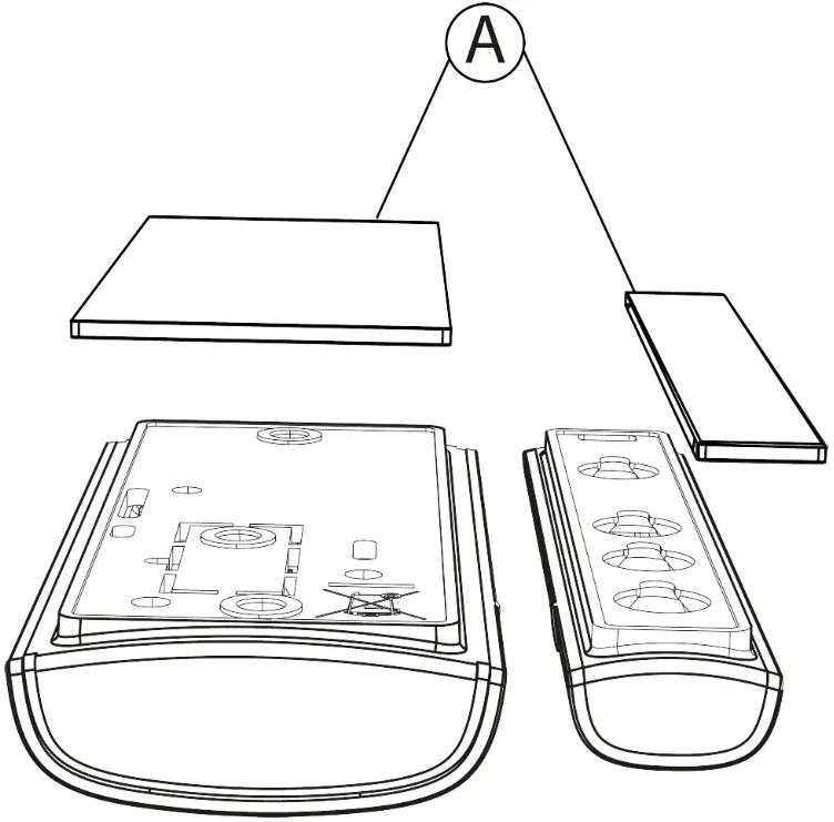 Johnson Controls MC 303 PG+ Vanishing Door Window Magnetic Contact - adhesive