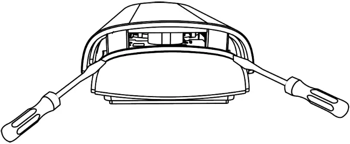 Johnson Controls MC 303 PG+ Vanishing Door Window Magnetic Contact - cover removal