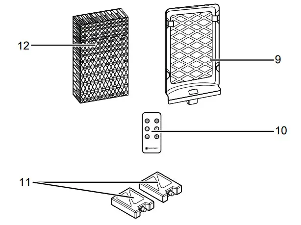 Trotec PAE11 Air cooler - figure 3