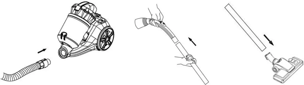 Assembling vacuum cleaner