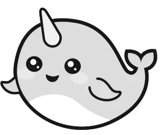 Fizz Creations 1678 Narwhal Shower Speaker - fig