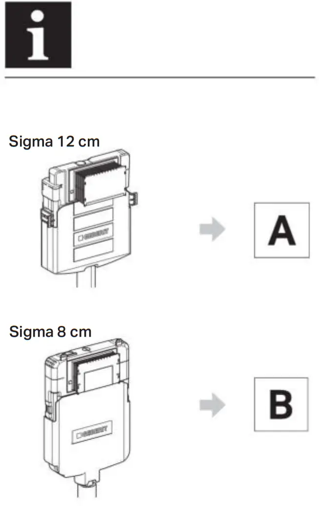 GEBERIT 115 882 KH 1 Sigma20 Dual Flush Access Plate - fig2