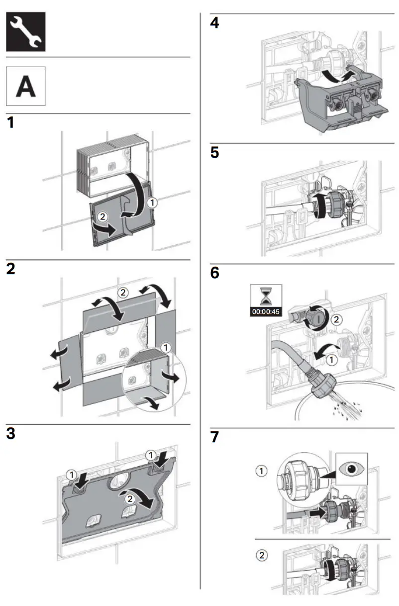 GEBERIT 115 882 KH 1 Sigma20 Dual Flush Access Plate - fig3