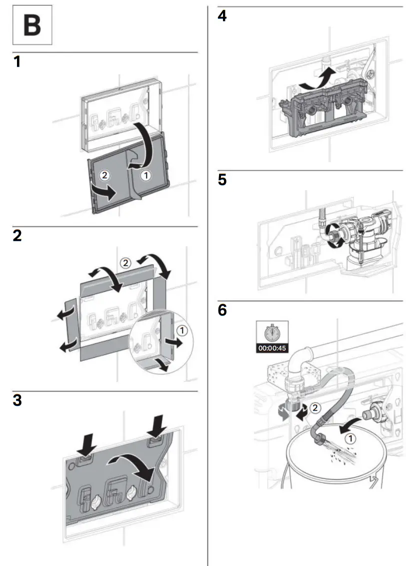 GEBERIT 115 882 KH 1 Sigma20 Dual Flush Access Plate - fig7