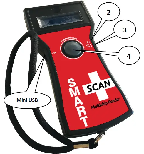 SwissPlus ID Z1001 BT SmartScan Electronic RFID Reader 1