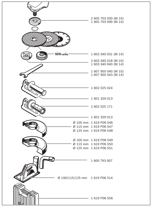 BOSCH 7-100 GWS Professional ANGLE GRINDER - fig19